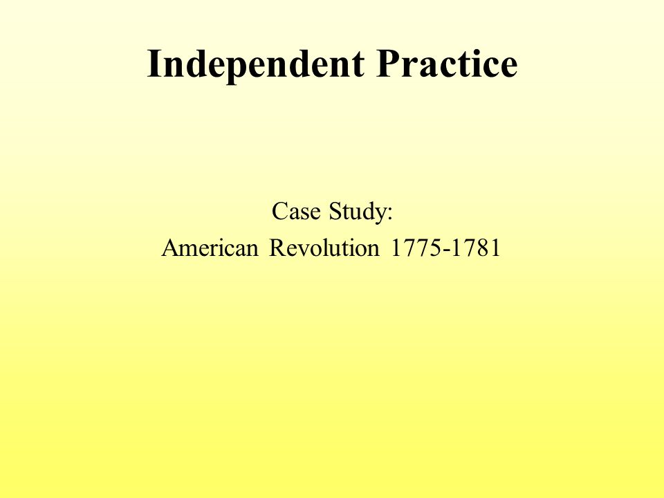 An analysis of the influences to the american revolution